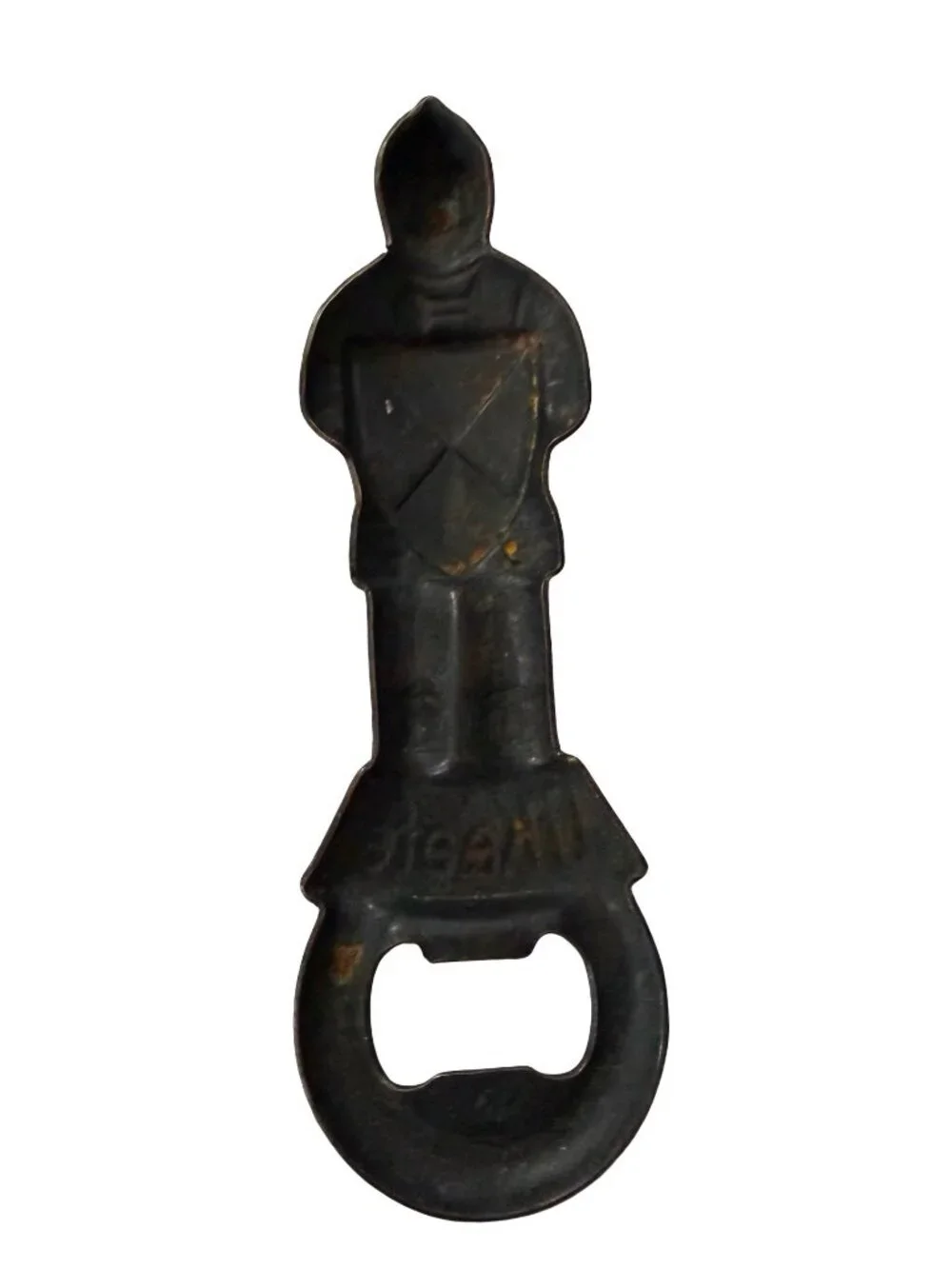 Vintage O'Keefe Knight Bottle Opener Cast Metal Figural Breweriana 6